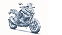 Ini Gambar Paten Honda CB 500X Edisi Terbaru