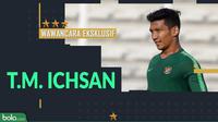 Wawancara eksklusif T.M. Ichsan. (Bola.com/Dody Iryawan)