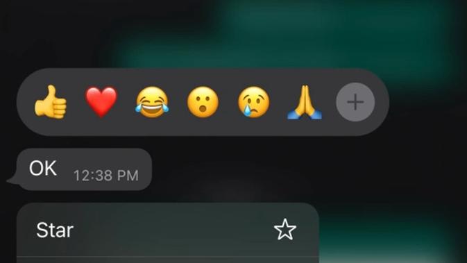 <p>Pengguna kini bisa bereaksi dengan pakai semua emoji saat chatting di WhatsApp. (Doc: WhatsApp)</p>