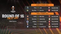 Link Live Streaming Liga Europa 2021/2022 Babak 16 Besar Leg Pertama di Vidio, 10&11 Maret 2022. (Sumber : dok. vidio.com)
