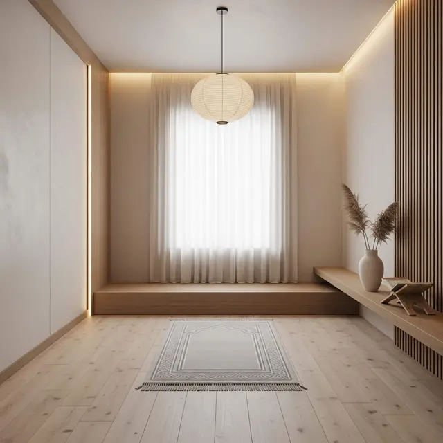 Desain Mushola di Dalam Rumah