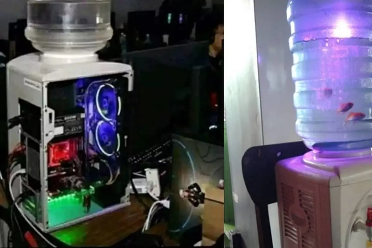 7 Potret Alih Fungsi Dispenser Nyeleneh, Jadi Aquarium Hingga Kotak CPU