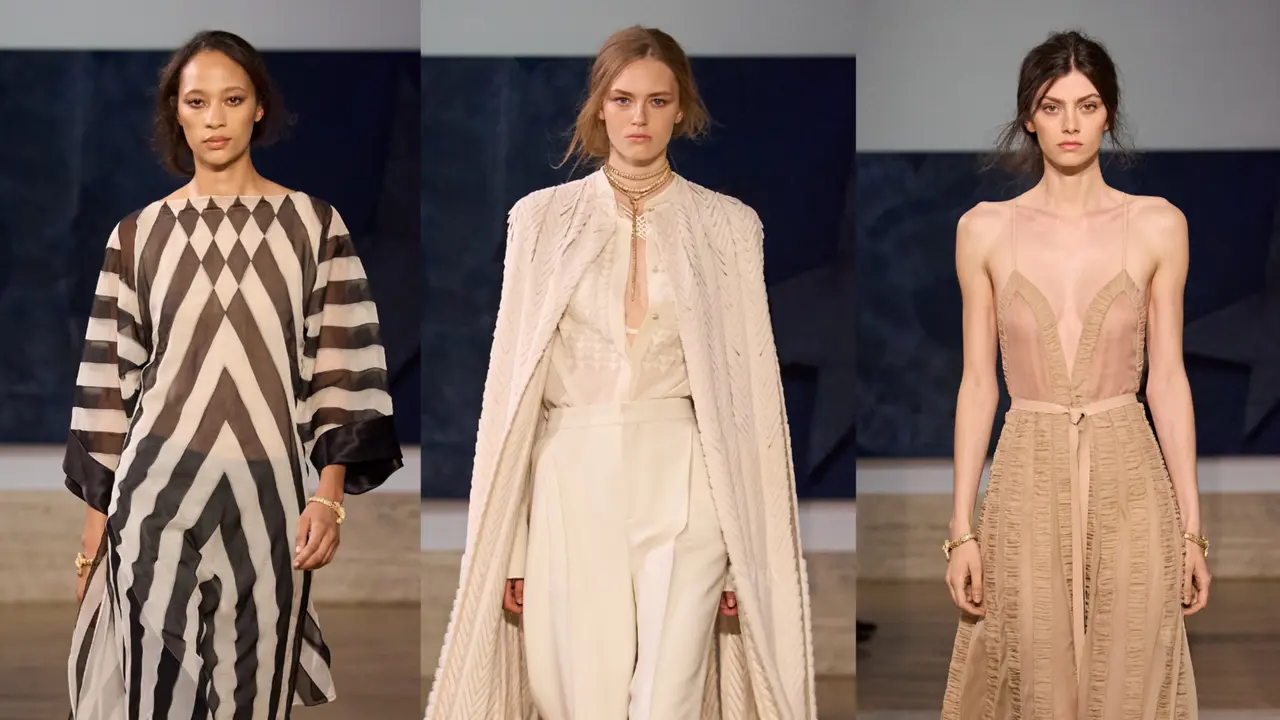 Gerak Tubuh Mengalir Jadi Narasi Debut Maria Grazia Chiuri di FENDI Couture