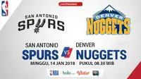 San Antonio Spurs Vs Denver Nuggets_2 (Bola.com/Adreanus Titus)