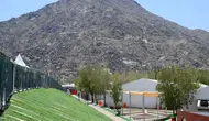 Situasi tenda-tenda yang akan diinapi jemaah haji Indonesia selama di Mina, Arab Saudi, di puncak haji yang berlangsung di Armuzna. (dok. MCH 2025)