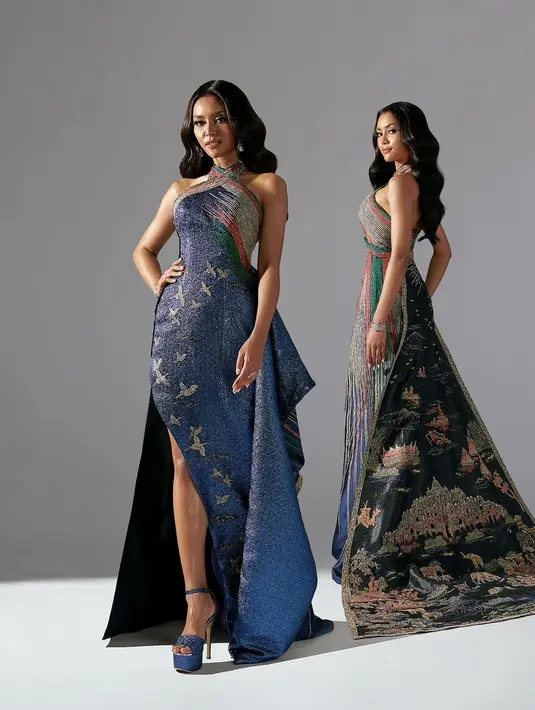 Pesona eksostis Puteri Indonesia 2023 Farhana Nariswari sukses membawanya menyabet gelar Best Evening Gown di ajang Miss International 2023. [Dok/Albert Yanuar]