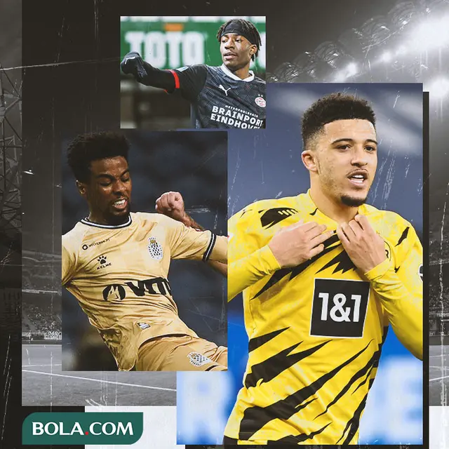 Ilustrasi - Angel Gomes, Noni Madueke, Jadon Sancho