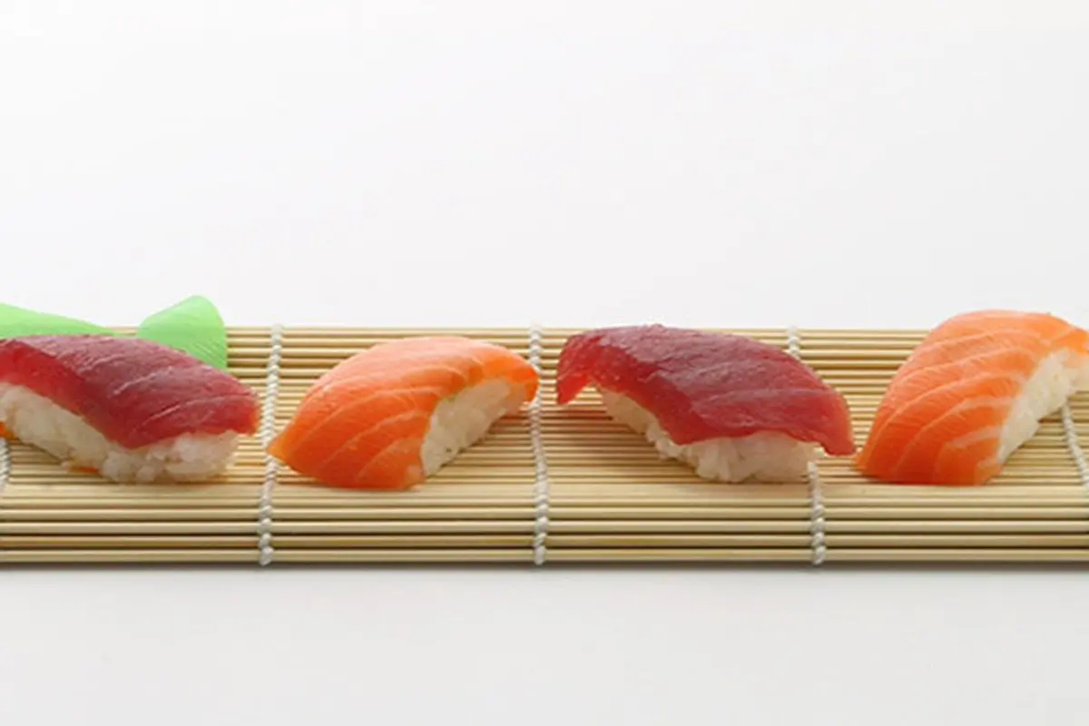 Ilustrasi ikan tuna dan salmon