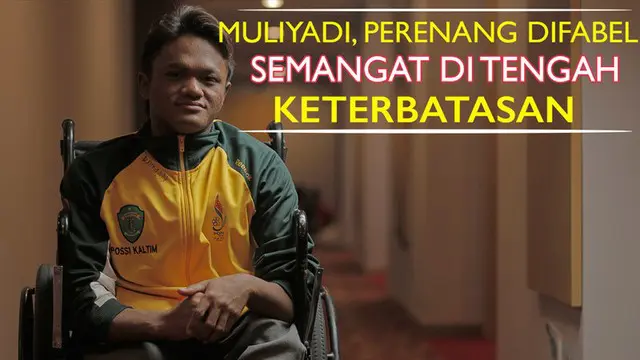 Video profil Muliyadi, perenang difabel Peparnas 2016.
