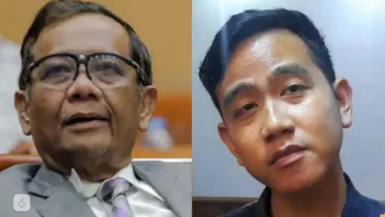 Mahfud MD dan Gibran Rakabuming Raka.