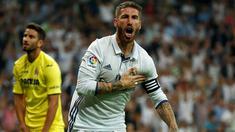 Real Madrid bermain imbang 1-1 lawan Villarreal pada laga La Liga 2016-2017, Kamis (22/9/2016) dini hari WIB. Hasil tersebut menghentikan rekor 16 kemenangan beruntun Los Blancos di La Liga. (Reuters/Sergio Perez)