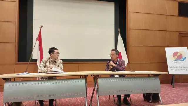 Konselor Bagian Ekonomi Kedutaan Besar Jepang, Yahata Horinori di Kantor Kedubes Jepang, Jakarta, Senin (13/5/2024). Pemerintah Jepang mengucurkan pinjaman senilai JPY 140,699 miliar untuk proyek MRT Jakarta. (Arief/Liputan6.com)