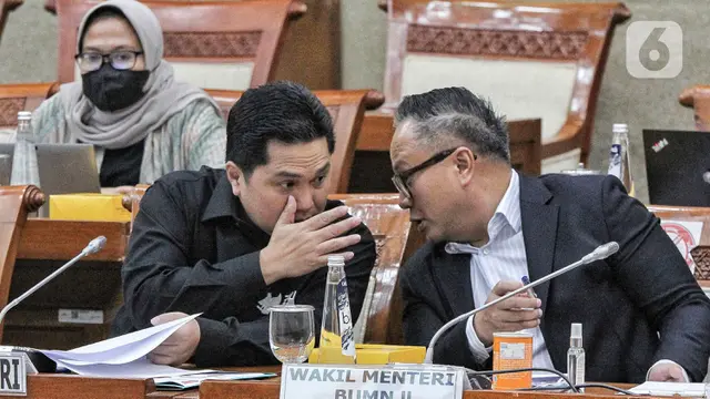 Menteri BUMN Erick Thohir Evaluasi Kinerja Kerja dengan DPR