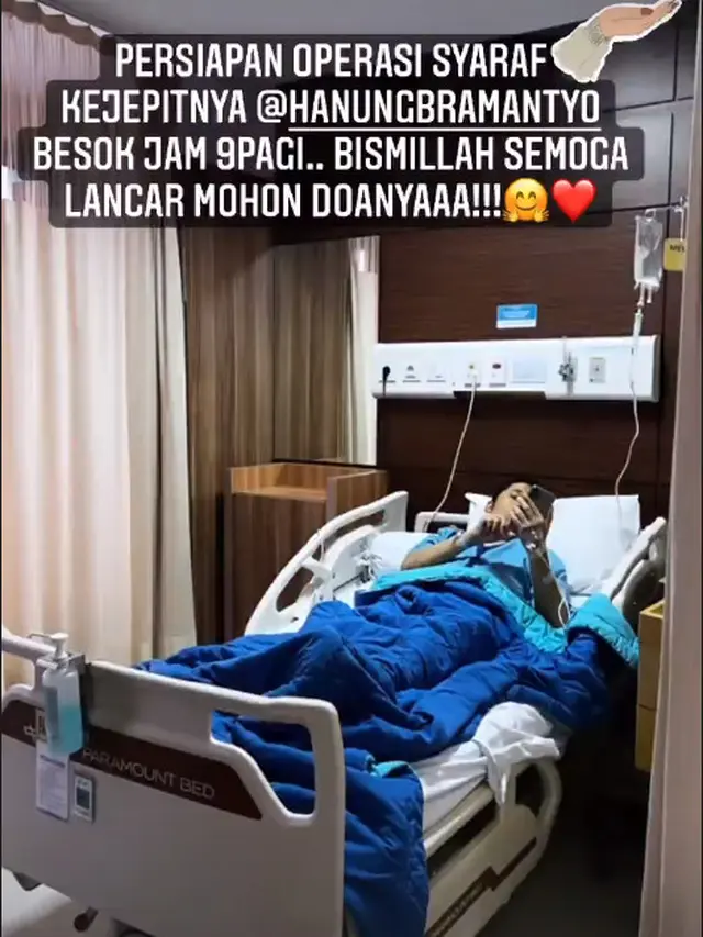 Jalani Operasi Saraf Kejepit, Ini 6 Potret Hanung Bramantyo di Rumah Sakit