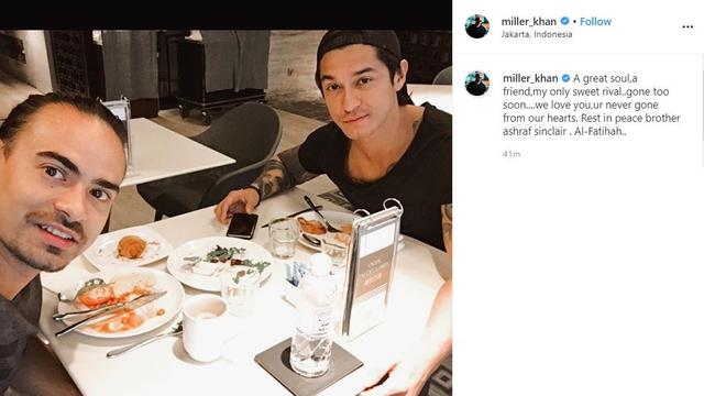 Miller Khan dan Ashraf Sinclair (Instagram/ miller_khan)