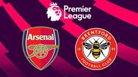 Liga Inggris - Arsenal Vs Brentford. (Bola.com/Lamya Safadinata)
