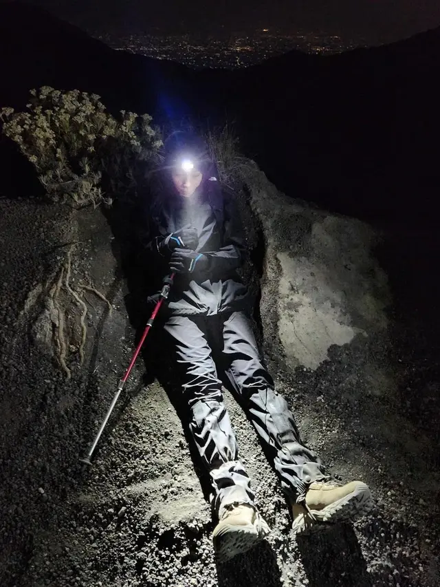 Tatjana Saphira mendaki Gunung Rinjani (Instagram/tatjanasaphira)