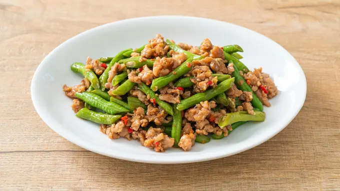 resep buncis daging giling oseng