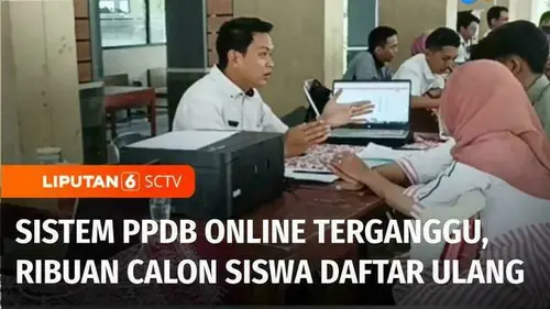 VIDEO: PDNS Diretas, PPDB Online Ikut Terganggu: Ribuan Calon Siswa di Serang Daftar Ulang
