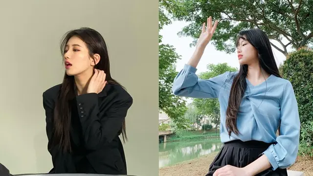 6 Persamaan Gaya Desy Eks JKT48 dengan Bae Suzy, Disebut Mirip
