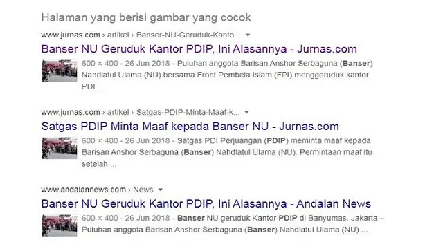 Gambar Tangkapan Layar Penelusuran Foto dengan Google Reverse Image
