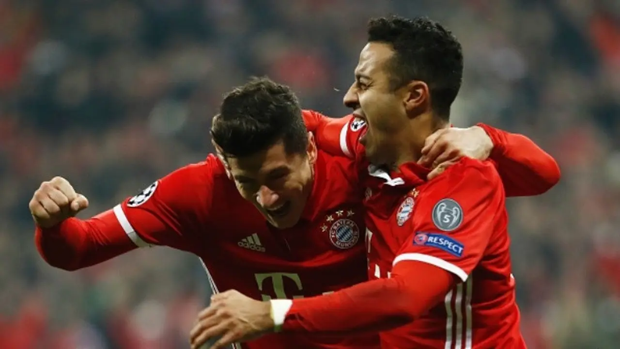 Thiago Alcantara - Robert Lewandowski