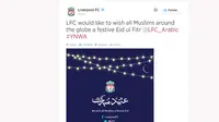 Selamat Idul Fitri Liverpool (Twitter)