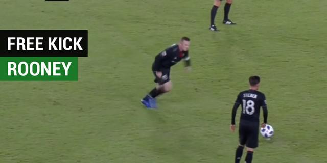 VIDEO: Gol Free Kick Spektakuler Wayne Rooney Antar DC United Menang