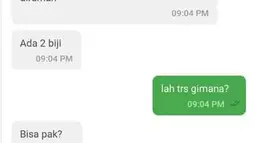 Chat pelanggan dan driver ojol (Sumber: Instagram/dramaojol_id)