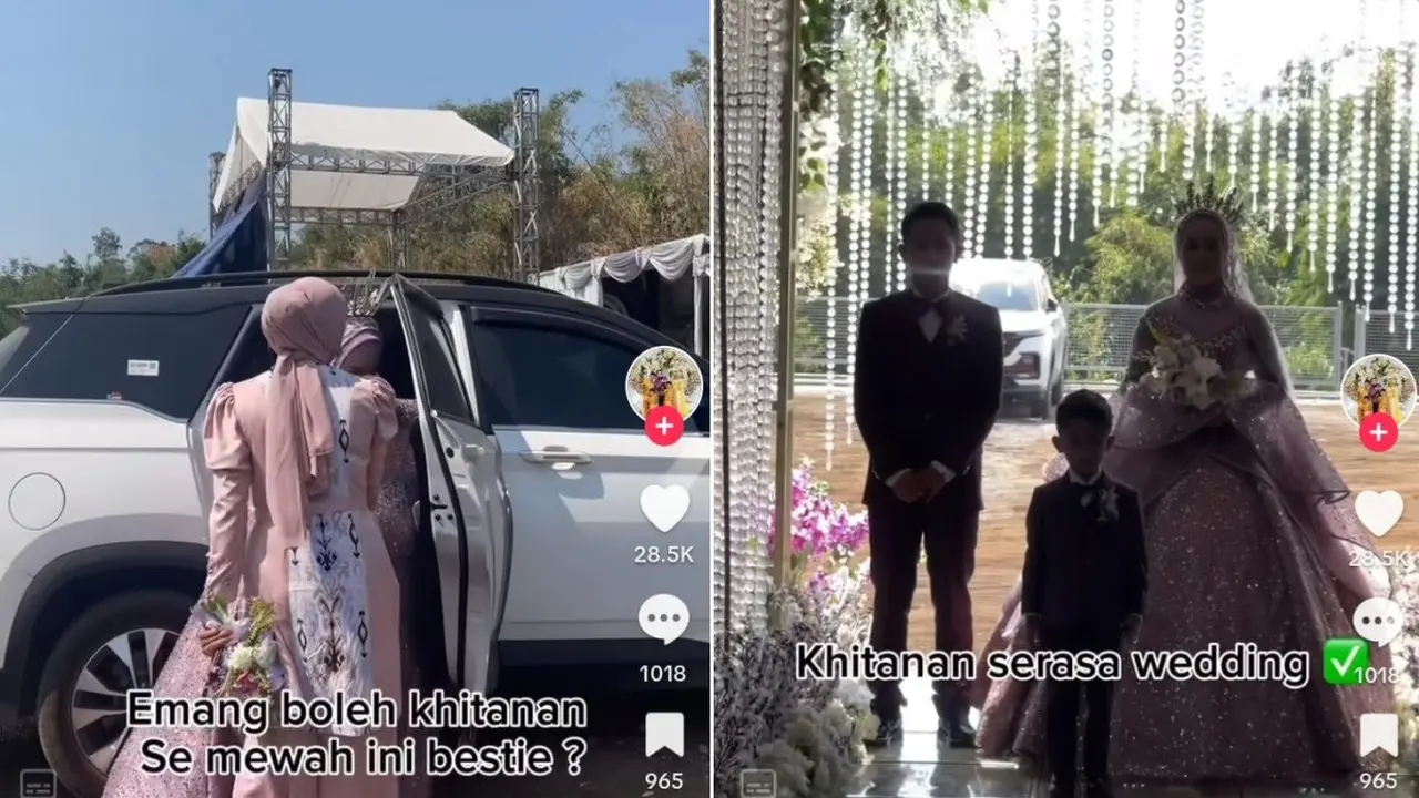 Viral Sunatan Anak yang Mewah seperti Resepsi Pernikahan