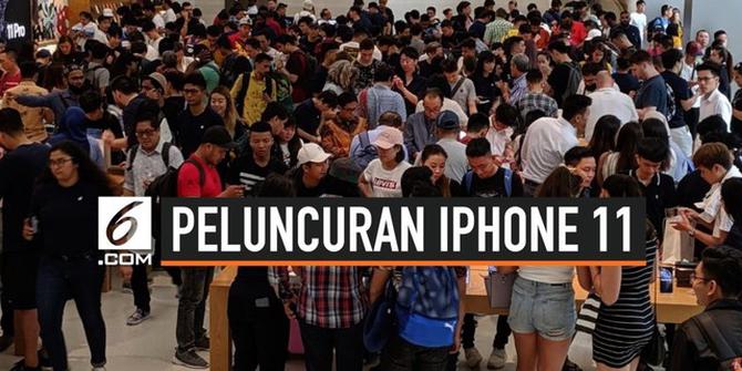 VIDEO: iPhone 11 Resmi Dijual, Antrean di Apple Orchard Mengular