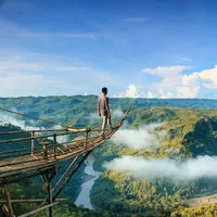 Jurang Tembelan, Kanigoro, Mangunan Dlingo, Bantul, Yogyakarta. (totohandoko/Instagram)