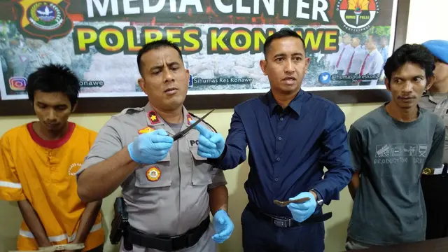 Bram, pria asal Konawe Utara yang nekat membunuh karena kesal sering dibuat menunggu oleh korbannya.(Liputan6.com/Ahmad Akbar Fua)