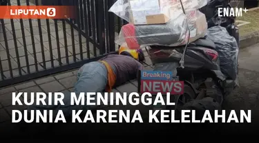 VIRAL KURIR MENINGGAL DUNIA SAAT TENGAH ANTAR BARANG, DIDUGA KARENA KELELAHAN