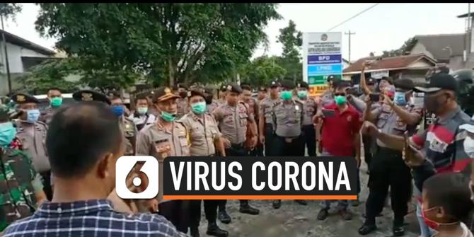 VIDEO: Warga Demo Tolak Pemakaman Pasien Covid-19