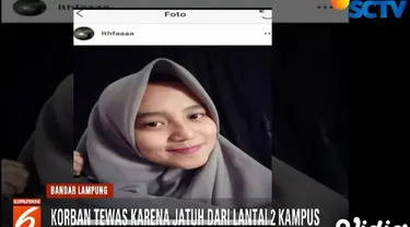 Oleh pihak kampus, jenazah korban langsung dipulangkan ke rumah duka di Lampung Barat.