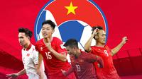 Timnas Vietnam - 4 kartu truf Vietnam saat menjajal Timnas Indonesia (Bola.com/Adreanus Titus)