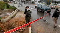 Serangan roket dari Lebanon menargetkan beberapa wilayah di Israel utara, termasuk Kota Safed. (AFP)
