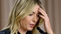 Dokter keluarga Maria Sharapova meresepkan petenis cantik asal Rusia tersebut meldonium untuk mengobati flu, masalah pada jantung, dan meningkatkan sistem kekebalan tubuh. (Getty Images/AFP/Kevork Djansezian)
