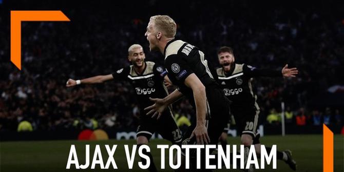 VIDEO: Highlights Liga Champions, Tottenham Vs Ajax 0-1