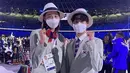 Selain Jennie Blackpink, ia juga menyukai Yeji ITYZ. Sunwoo terpilih sebagai pembawa bendera Republik Korea untuk upacara pembukaan Olimpiade 2020 di Tokyo bersama pemain bola voli  Kim Yeon-Koun. Dok. Instagram Hwang Sun Woo