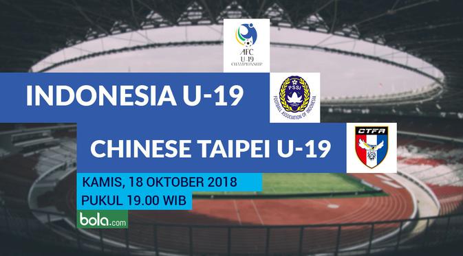 Indonesia vs china taipei disiarkan dimana