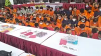 Operasi Sikat Jaya, 168 Orang Ditangkap