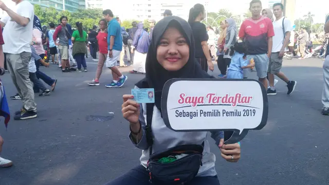Posko KPU di CFD Jakarta