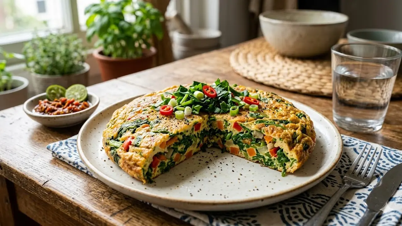 Sayuran untuk Isian Omelet yang Bergizi