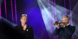 Sebagai penyanyi Jazz dunia, Sting tak ada hentinya membuat para penikmat musik bergenre Jazz terpukau dengan aksi panggungnya. (Andy Masela/Bintang.com)