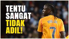 Berita video Vinicius Jr dijatuhi hukuman larangan tampil selama dua laga, buntut dari insiden saat melawan Valencia. Carlo Ancelotti geram, sebut hukumannya tidak adil.