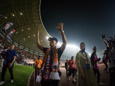 Laga Persija Jakarta kontra Madura United pada pekan kesepuluh BRI Liga 1 2022/2023 di Stadion Patriot Candrabhaga, Bekasi, Sabtu (17/09/2022), punya makna spesial untuk legenda Macan Kemayoran, Ismed Sofyan. (Bola.com/Bagaskara Lazuardi)