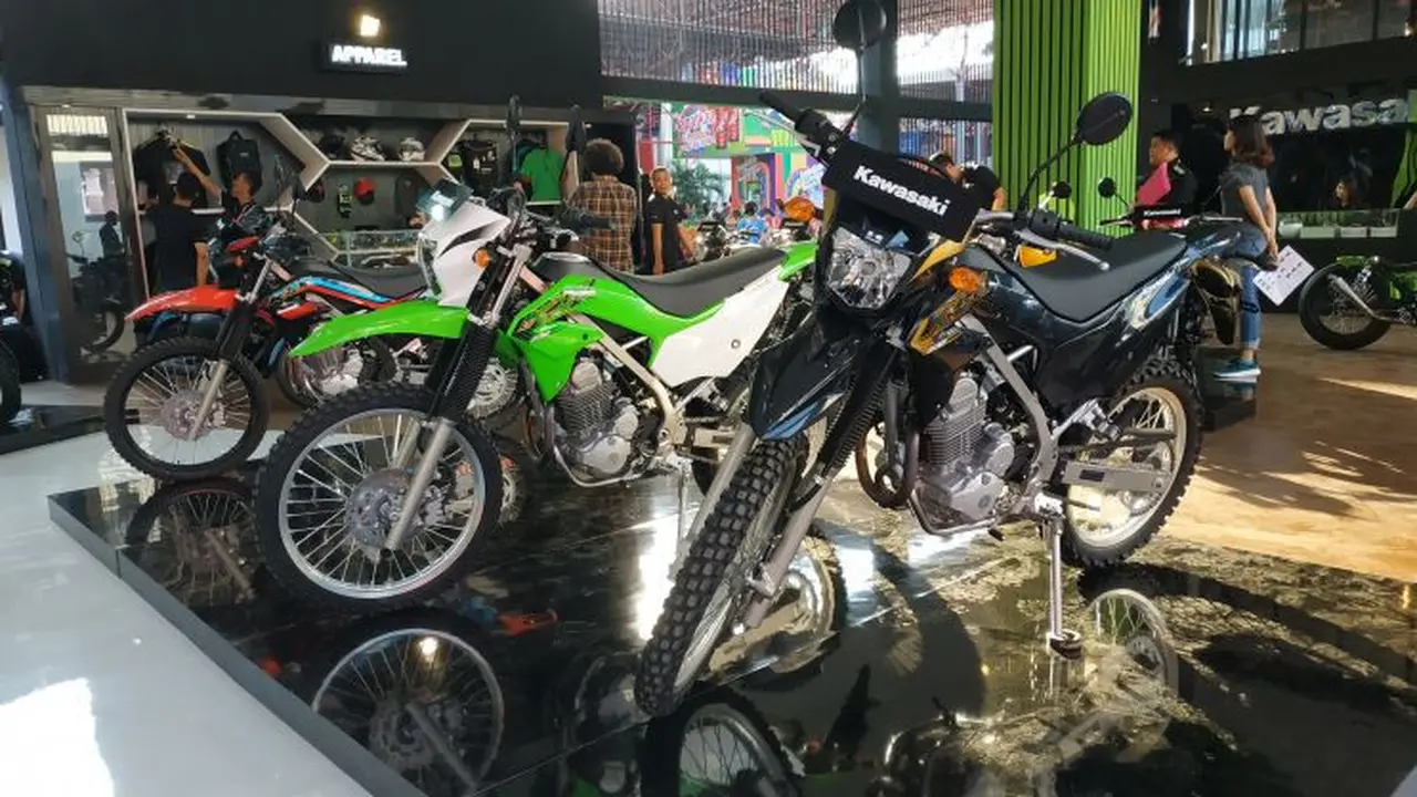 Kawasaki Resmi Lepas KLX230, Harga Promo Rp 39,9 Juta (Arief A ? Liputan6.com)