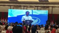 Presiden Joko Widodo (Jokowi) menghadiri pembukaan Kongres II Pro Jokowi (Projo) yang digelar di JIExpo Kemayoran, Jakarta, Sabtu (7/12/2019).